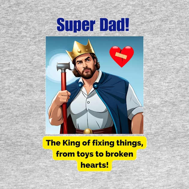 Super Dad: The king of fixing things, from toys to broken hearts by HappyWords